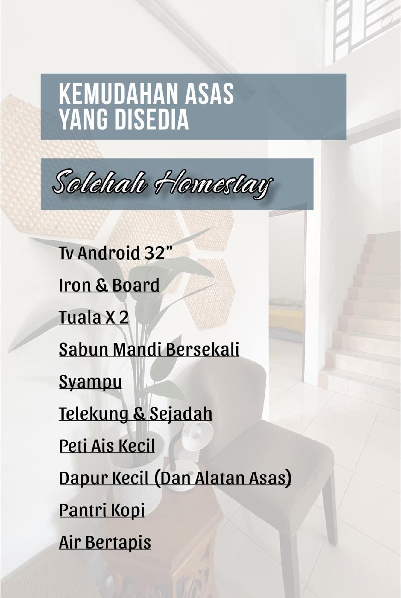 Solehah Holiday home *